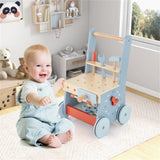 Wooden Baby Walker with Multi-Activity Center 65389002