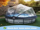 12 Foot Round Multifunctional All Weather Cover Pool Dome Enclosure for Outdoor Pools, Compatible 05357598