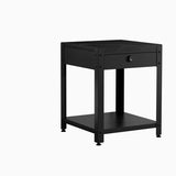 Square double-layer coffee table with hidden compartment and fingerprint lock - Living room dining W396P305922