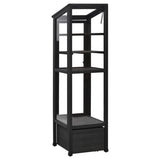 TOPMAX 62.4inch Height Wood Garden Greenhouse Balcony Portable Mini Cold Frame with Movable Storage 40574582