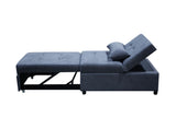 Folding Ottoman Sofa Bed Dark Gray W2297P216458