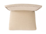 Barstools With rivet decoration set of 2 , wood Frame,fabric Sponge cushion and Upholstered N780P366607B