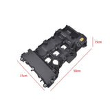 Black Pastic Engine Valve Cover with Gasket Fit for Mercedes-Benz C250 SLK250 2012-2015 1.8L L4 20988857