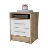 Philadelphia Nightstand, Two Drawers, Concealed Shelf B128P148786