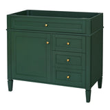 36'' Bathroom Vanity without Top Sink, Modern Bathroom Storage Cabinet with 2 Drawers and a Tip-out N710P186084F