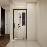 32-36" W x 76" H Scalable adjustable frame Shower Door with 1/4" Clear SGCC Tempered W2965P277645