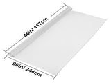 96" x 46" Clear Table Cover Protector, 2mm Thick Clear Desk Protector Table Pads, Plastic Tablecloth 05783985