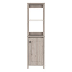 ZUN St. Clair Linen Cabinet, Two Interior Shelves, Two Open Shelves, Single Door B200P188850