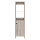 ZUN St. Clair Linen Cabinet, Two Interior Shelves, Two Open Shelves, Single Door B200P188850