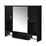 ZUN 35'' x 28'' Modern Wall Mounted Bathroom Storage Cabinet, Bathroom Wall Cabinet with Mirror, N710P236929B