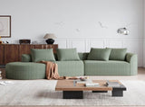 Modern Upholstered Oversized Sectional Sofa, 112-Inch Chenille 4-Seater Extra Deep & Wide Seat W834P323321