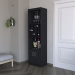 ZUN Lowa Bar Cabinet multistorage with wine storage B128P189928