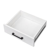 White color modular wine bar cabinet Buffet Cabinet with Hutch for Dining Room W331P195808