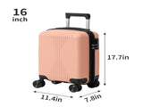Non-TSA customs lock four-in-one PP trolley suitcase, available 16in, 20in, 24in, and 28in sizes, 74942957