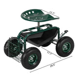 75*45*47cm Iron Short Handle Garden Seat Car 84319683