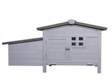 Outdoor Free-Range Wooden Chicken Coop with Asphalt Roof, Leak-Proof Pull-Out Tray, Secure Predator 86803503