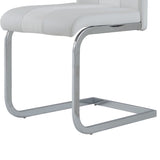 ZUN ALTIS FABRIC WHITE DINING CHAIRS B201P264148