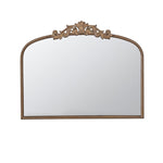 ZUN 40" x 31" Classic Design Gold Arch Mirror and Baroque Inspired Frame for Living Room Bathrrom W2078127696