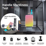 Hardshell Luggage Sets 3 Piece Gradient Color Expandable Suitcase with Spinner Wheels and TSA Lock N732P184448U