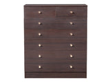 Modern Simple 7-Drawer Dresser Brown 01434832