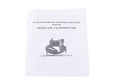 12V 20GPM Portable Fuel Transfer Pump Gasoline Oil Meter for Gas Diesel Blue 39279177