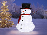 60*60*120cm 30.00V 3.60W Snowman Snow Fleece Garden Snowman Decoration White 04827408