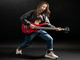 GW101 36in Small Scale Electric Bass Guitar Suit With Mahogany Body SS 03924331