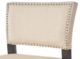 Barstools With rivet decoration set of 2 , wood Frame,fabric Sponge cushion and Upholstered N780P366607B