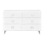 ZUN White 6-Drawer Dresser B062P209048