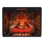 ZUN 33 inch Infrared Electric Fireplace Insert, Touch Panel Home Decor Heater, Smokeless Firebox With 01909969