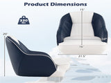 Universal Boat Seat - 4 Mounting ScrewsWashers, Fits 5"x5"/5"x12" Swivel/Pedestals, 16lbs 84026180