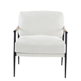 Leisure chair lounge chair velvet White color W1805106266