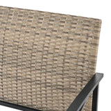 ZUN Patio Furniture, Outdoor Furniture, Seasonal PE Wicker Furniture, Four Set Wicker Furniture With 15085847