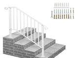 Handrails for Outdoor Steps, Iron Fits 3 Step, Transitional 06570033