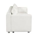 ZUN [New] 82*36" Modern Loop Yarn Fabric Sofa, One-Piece Seat Frame, Minimalist 2-3 Seat Couch Easy to 26549321