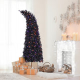 7ft Wizard Hat Shape Automatic Tree Structure PVC Material 1050 Branches 400 Lights 10 Functions 25044014