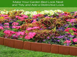 Plastic Lawn Edging, Interlocking Garden Landscape Border, 20Piece 16ft Flexible PP Garden Edging 17884576