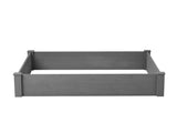 Raised Garden Bed 48x48x10'', Outdoor Wood Planter Box Over Floor, Tool-Free Assembly 57685134