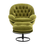 Accent chair TV Chair Living room Chair with Ottoman-FRUIT GREEN W676P232280