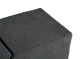 MGO Side Table, Set of 2 Rectangular Outdoor Side Tables, Decorative Garden Stools for Indoor N770P341384S
