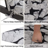 2 Pcs Set Indoor/Outdoor Chaise Lounge Chair Outdoor Furniture with Ties, Patio Seat W2911P277430