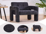 Modern Minimalist Casual Single Armchair Living Room, Bedroom, Office Area Upholstered Chair 17513857