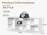 8 Cube Storage Organizer, Open Corner Bookshelf with Removable Back Panels for Living Room Bedroom 37605659