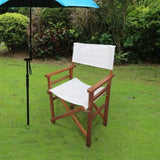 Folding Chair Wooden Director Chair Canvas Folding Chair Folding Chair 2pcs/set populus Canvas 58902326