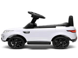 White 2-in-1 6V Battery-Powered Electric Ride-on Car with Sliding Mechanism Headlights Music Horn 06183027