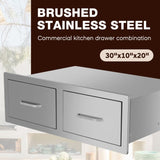 DOUBLE Drawer cabinets for outdoor kitchens or courtyards W3167P303260