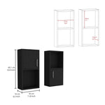 ZUN Oba 2-Pc Wall-Mounted Bathroom Medicine Cabinet with Open and Closed Storage B070P188846