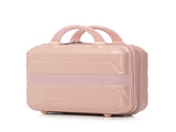 14"/20" 2 pcs/set in ABS Spinner Wheel Luggage, with Combination Lock,14" Cosmetic Case W2787P337442