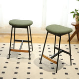 ZUN Modern Set of 2 Bar Stools Comfortable & Stylish Counter Height and Bar Height Bar Stools,Soft 34058011