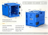 82QT Insulated Cooler with Wheels Blue 38929317